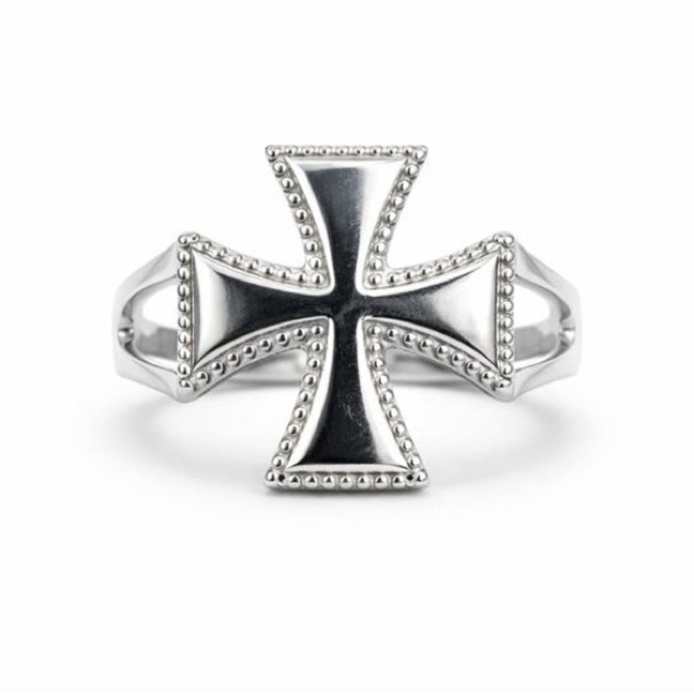 S925 Cross Signet Ring